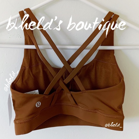 lululemon Energy Bra in Copper Brown Size 4 Brand New NWT - Picture 11 of 14